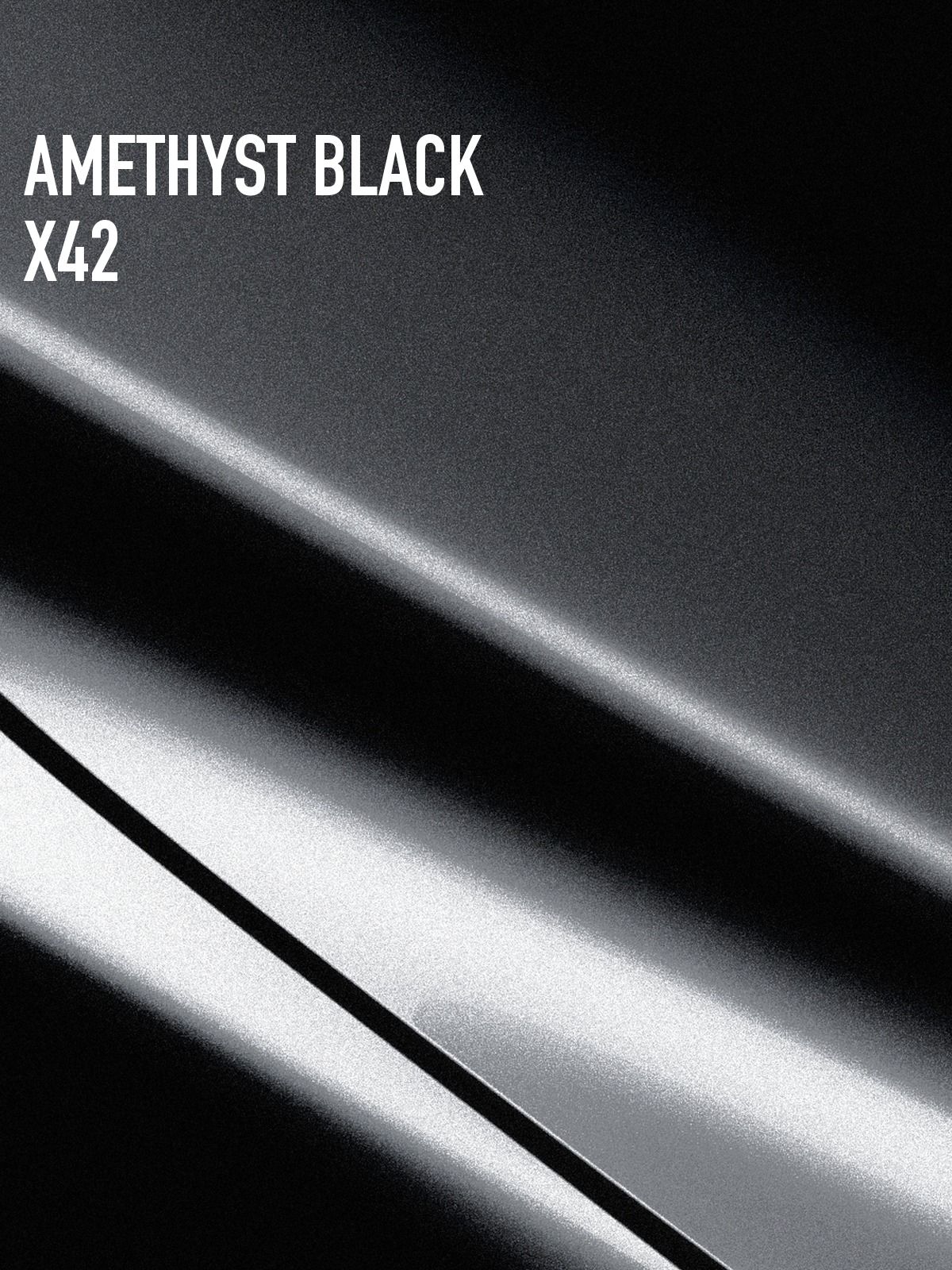 Базовая эмаль Mitsubishi Amethyst Black X42, Комплект: (Эмаль 850 мл. + Разбавитель 500 мл. + Лак автомобильный 2К HS, 1275 мл.), MEGAMIX — фото 1