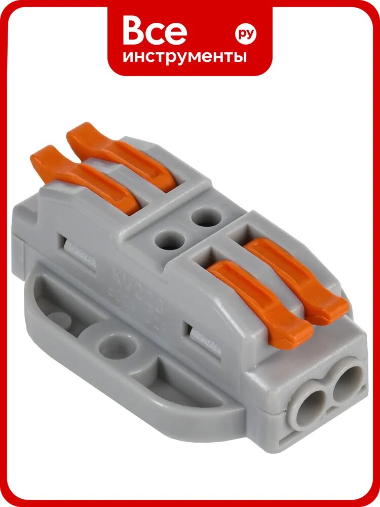 Строительно-монтажная клемма IEK СМК 222-4122p (4шт/упак) UKZ20-4122P-004