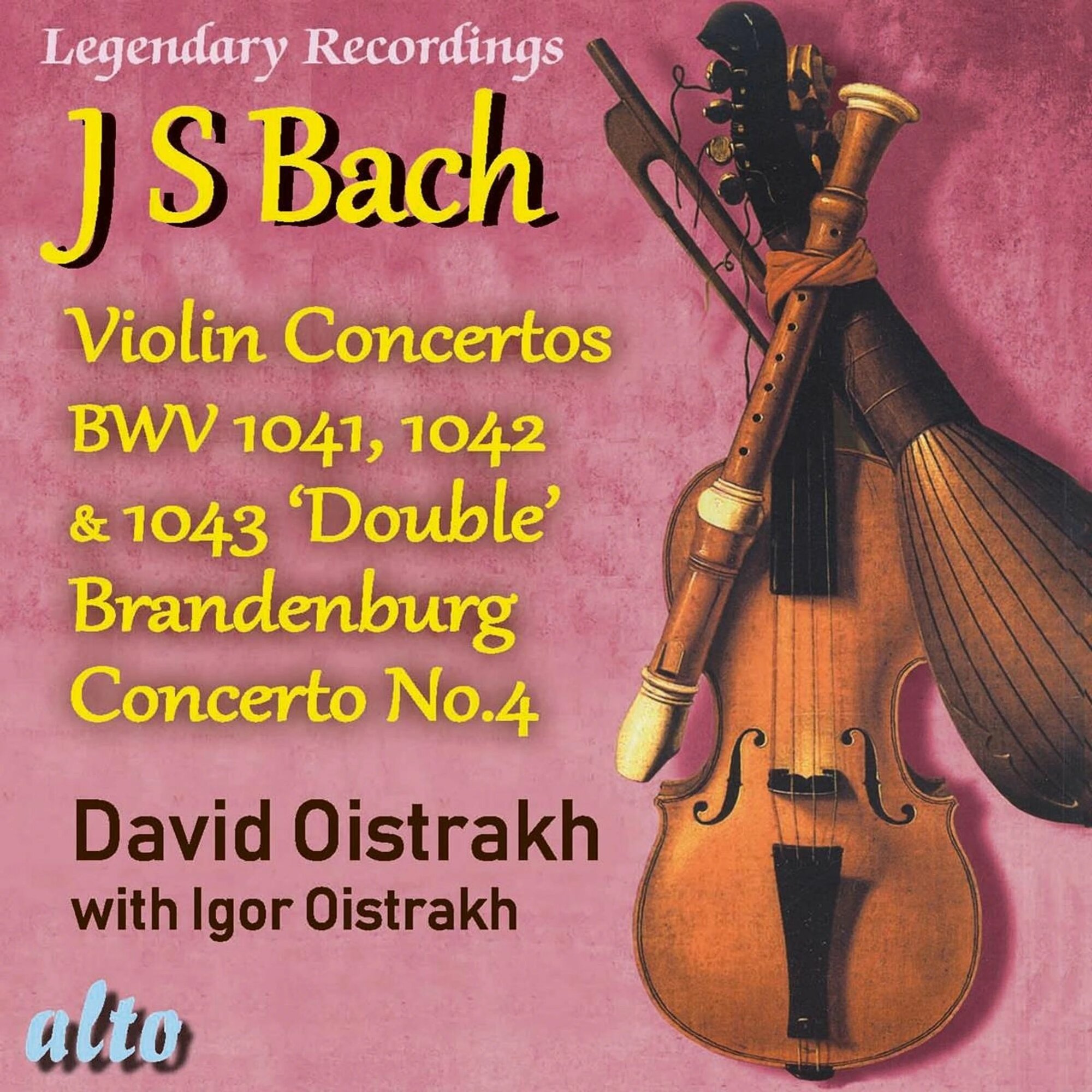 CD Диск David Oistrach - Bach: Violin Concertos 1, 2 & 3, Brandenburg Concerto No.4 (CD) 2018, Jewel