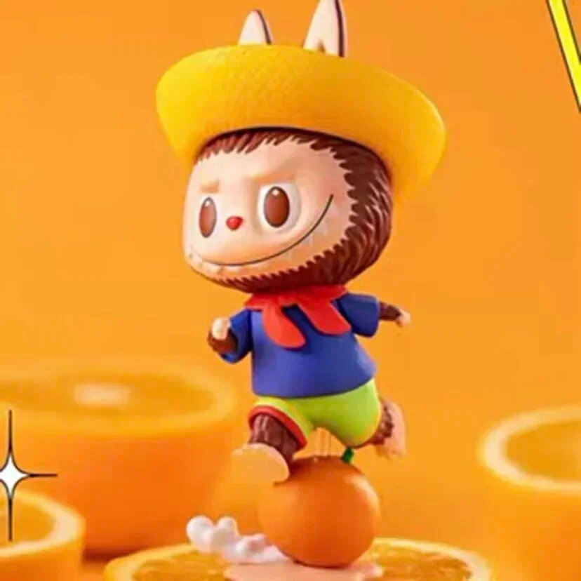 Pop Mart Labubu The Monsters Fruit Series фигурка Оранжевый, Orange