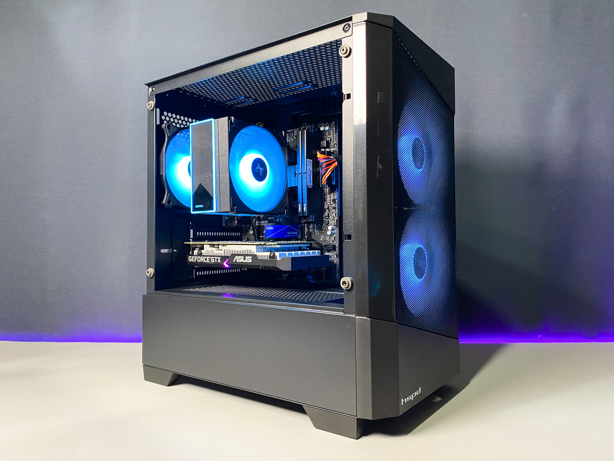 Игровой Компьютер AMD Ryzen 5 1500X 4/8*3.50-3.70GHz/GTX1650-4Gb/16Gb/SSD512Gb/500W