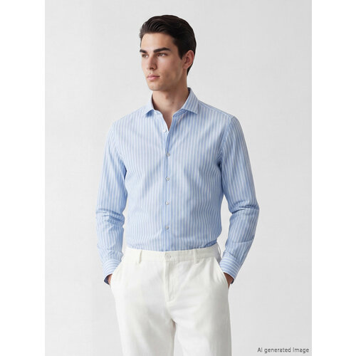 фото Рубашка lc waikiki, размер xl, blue striped