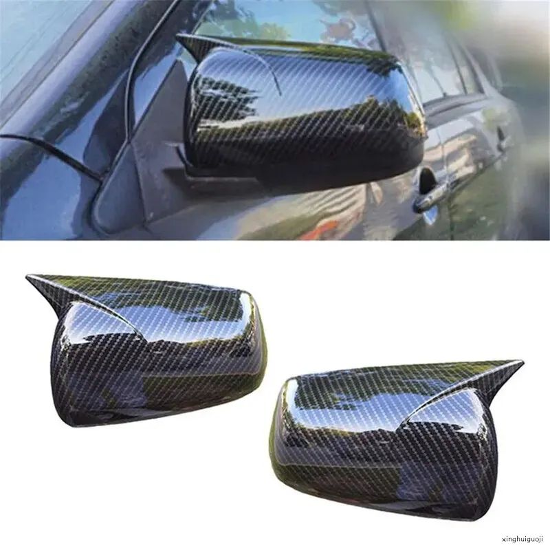 Накладка Бокового зеркала Заднего Вида из Углеродного Волокна Для 08-12 Mitsubishi Lancer X 10 EX EVO