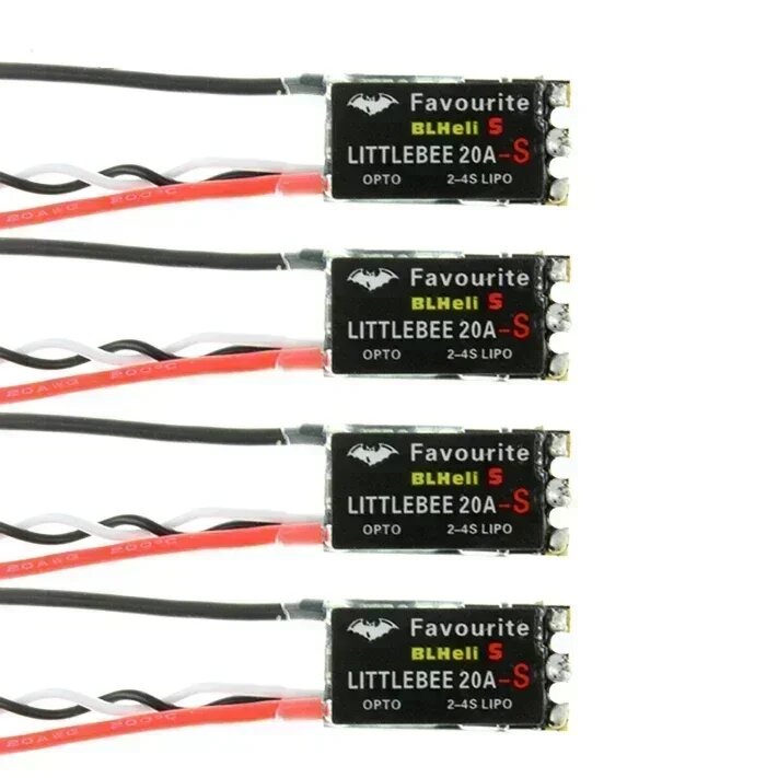 FVT LittleBee 20A/30A ESC BLHeli_S OPTO 2-6S 20A 4PC