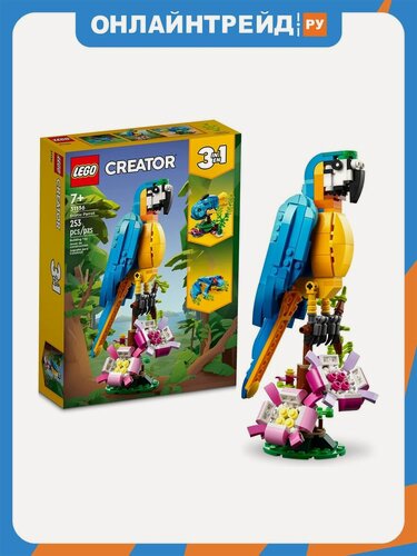 Изображение товара Конструктор Lego Creator 31136 Экзотический попугай