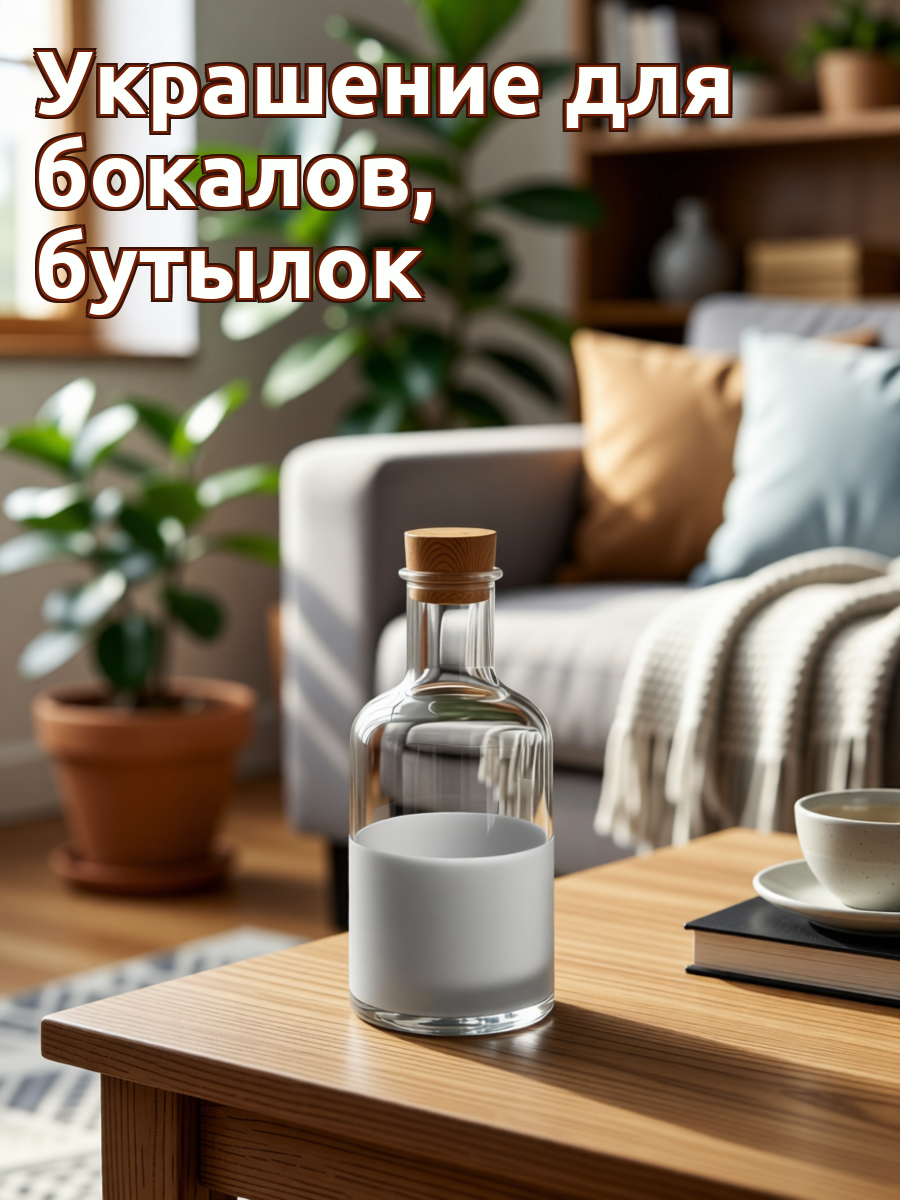 Резиновый Чехол Для Кружки Из Силикона Антипроживой Защитный Бесплатный От Скольжения 5 40X5 40X5 00CM