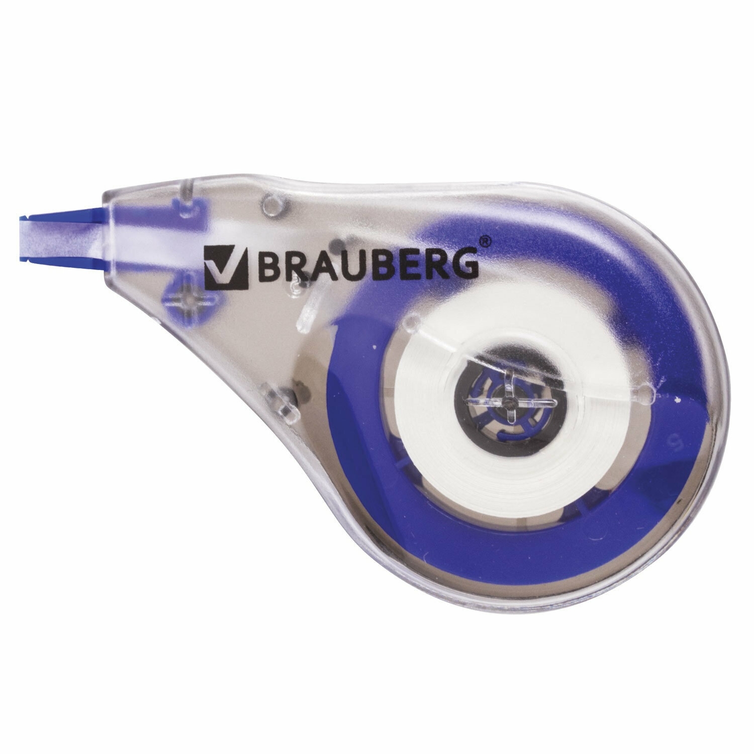 Упаковка 12 шт. Корректирующая лента BRAUBERG, 4 мм х 8 м, в упаковке с европодвесом, 220640