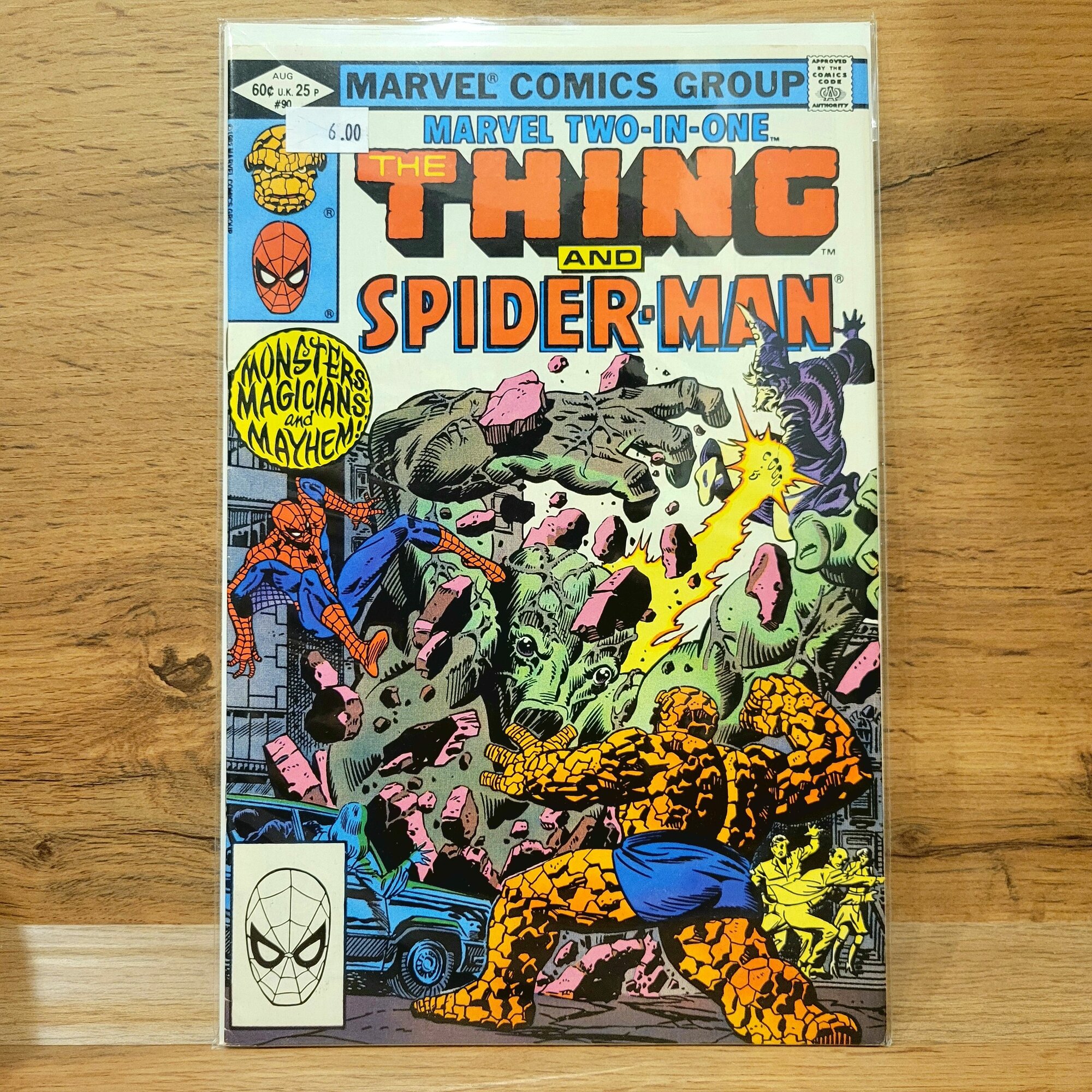 Раритетный Комикс Thing And Spider Man #90. 1982 Год.