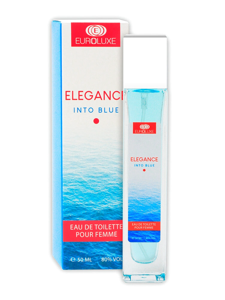 Туалетная вода женская Евролюкс Элеганс Инту Блю 50 мл - Elegance Into Blue