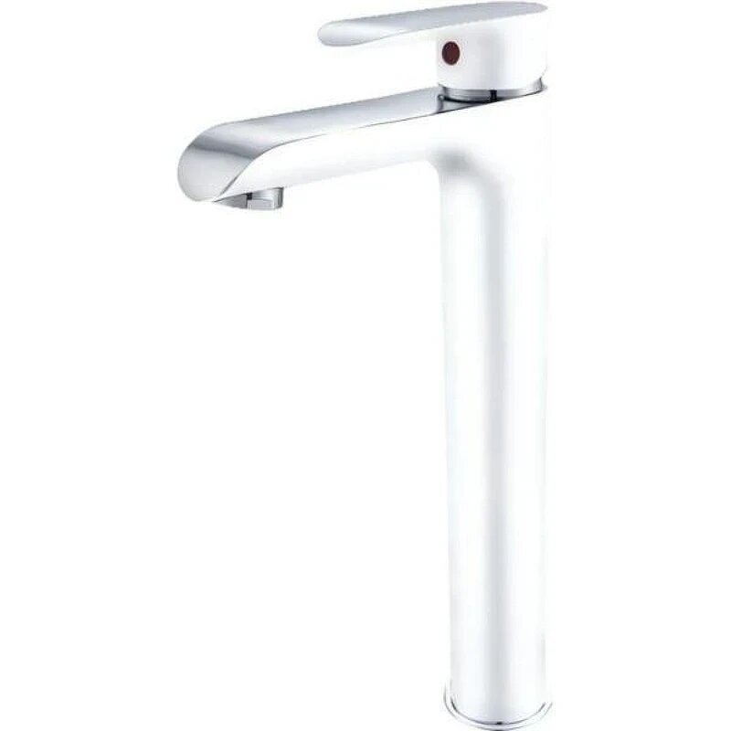 Смеситель для раковины Grocenberg GB3010WC Белый Хром