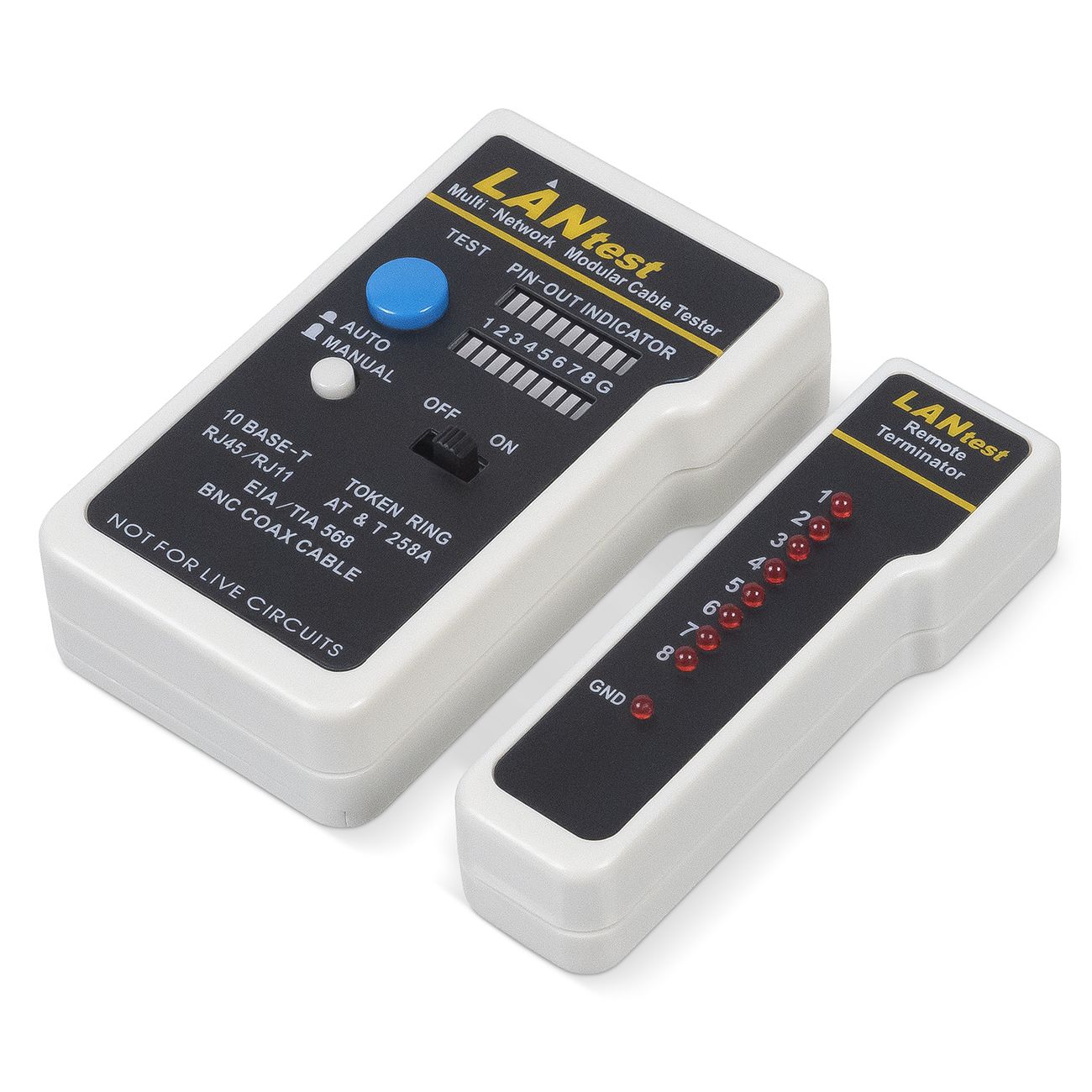 Тестер кабельный HT-519CT белый