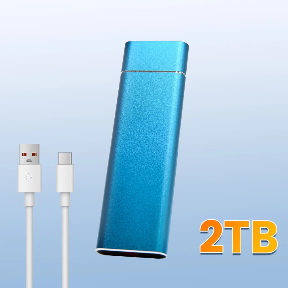 Портативный SSD 2TB синий