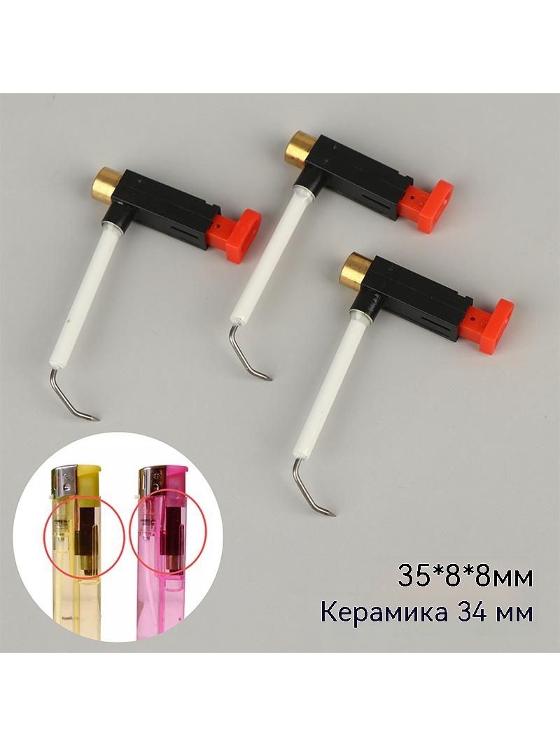 3 керамические пьезоэлектрические иглы с одним волосом