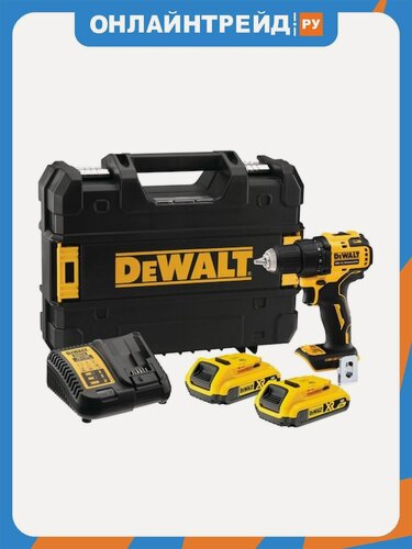 Изображение товара Дрель-шуруповерт аккумуляторная Dewalt DCD708D2T