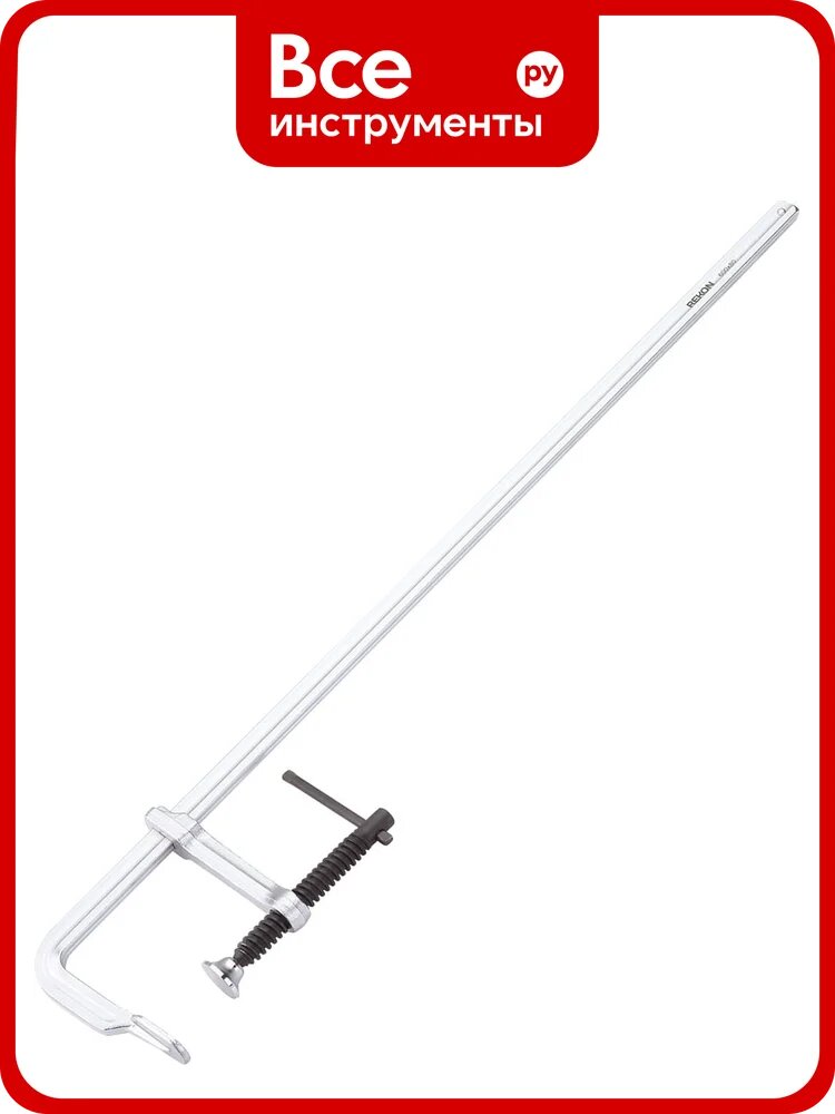 Цельнометаллическая струбцина REKON RF01-600-80 c Т-образной рукояткой 058010