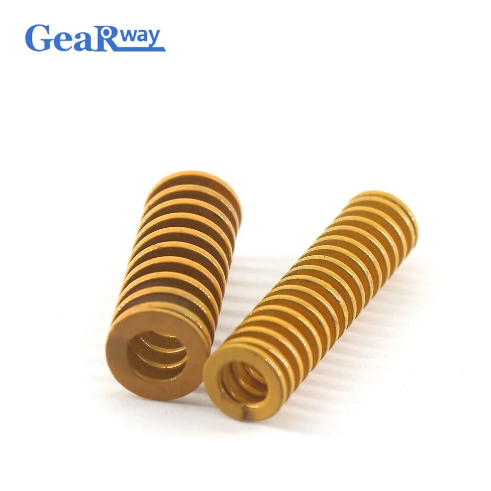 Gearway пружины сжатия TF14x20/14x25/14x30/14x50/14x55 мм желтые 4 шт. 14x45mm