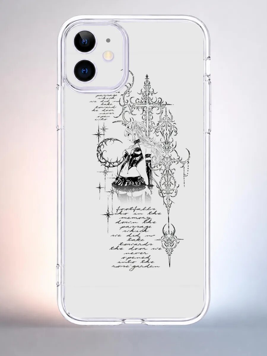 Чехол iPhone 11 Миса Амане силиконовый прозрачный