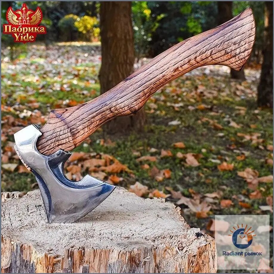 Полированная поверхность Viking tomahawk для уличной рубки и рубки дров
