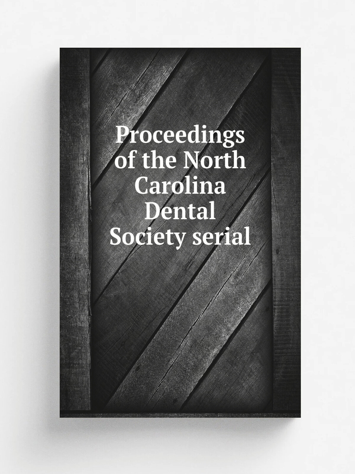 Proceedings of the North Carolina Dental Society serial | Не указан | 1906 | Raleigh, N.C. : North Carolina Dental Society | Репринт
