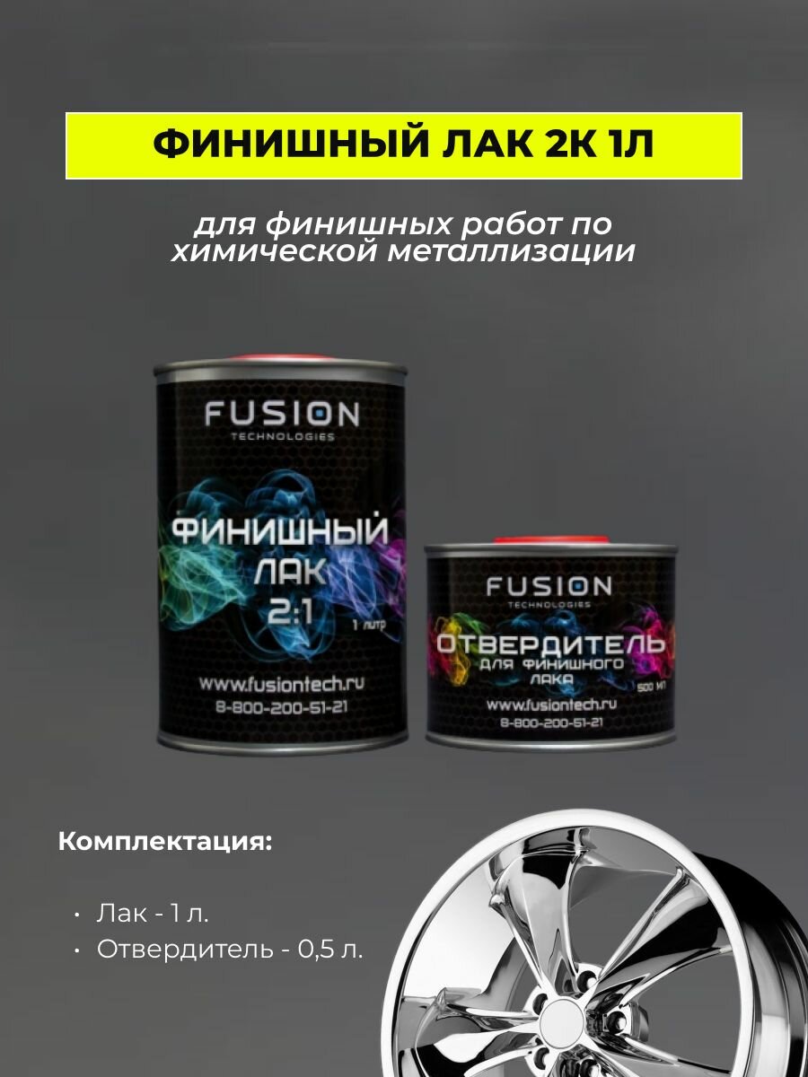 Финишный лак для химической металлизации 1л.