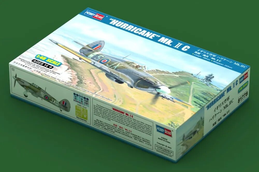1/48 Ураган Mk. IIC в Великобритании Сборочная модель