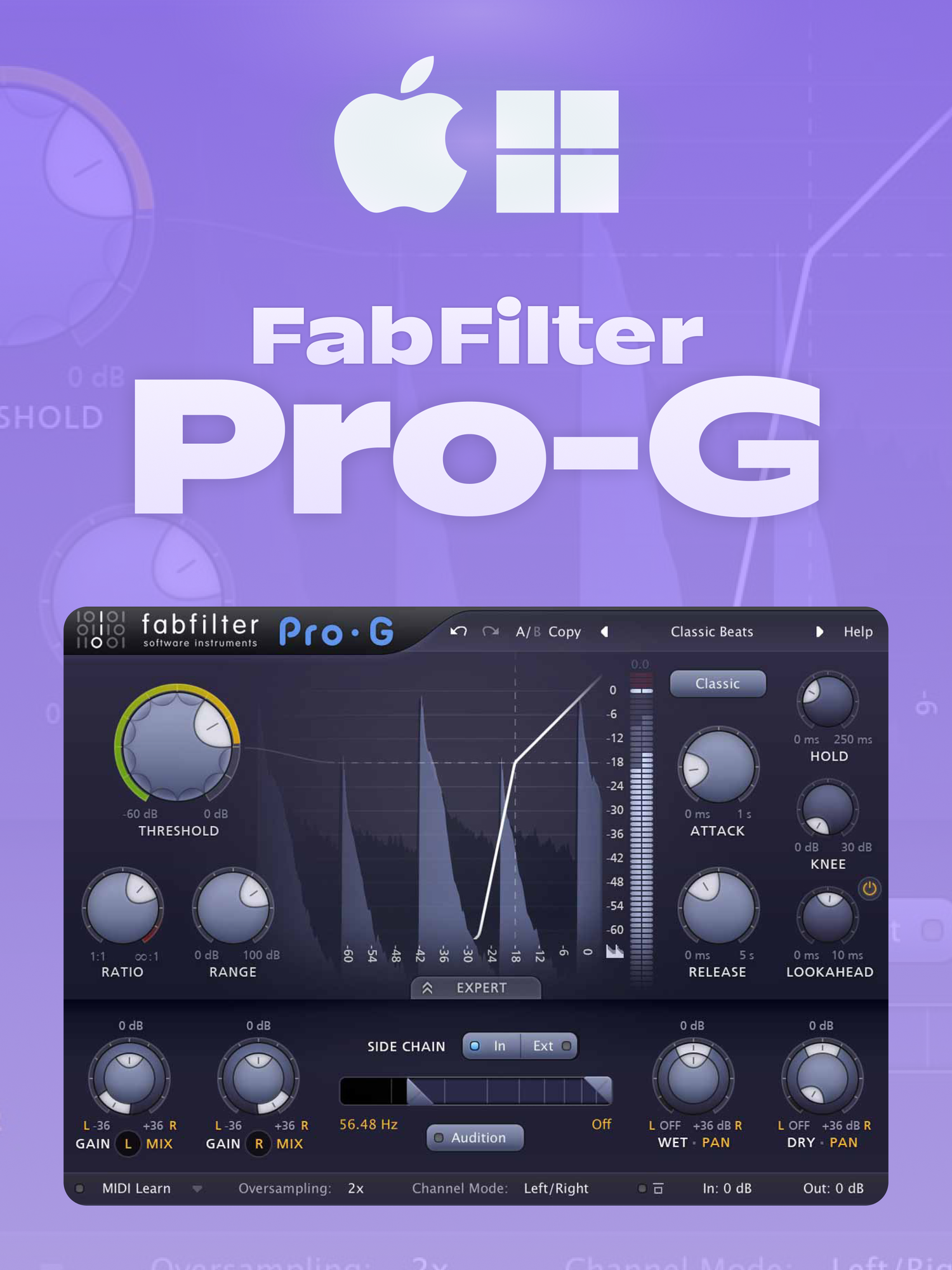 FabFilter Pro-G (лицензионная активация) для Windows и macOS