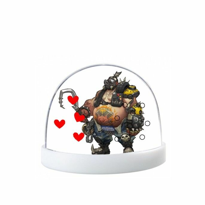 Водяной шар Overwatch, Овервотч №24, Блестки-сердечки