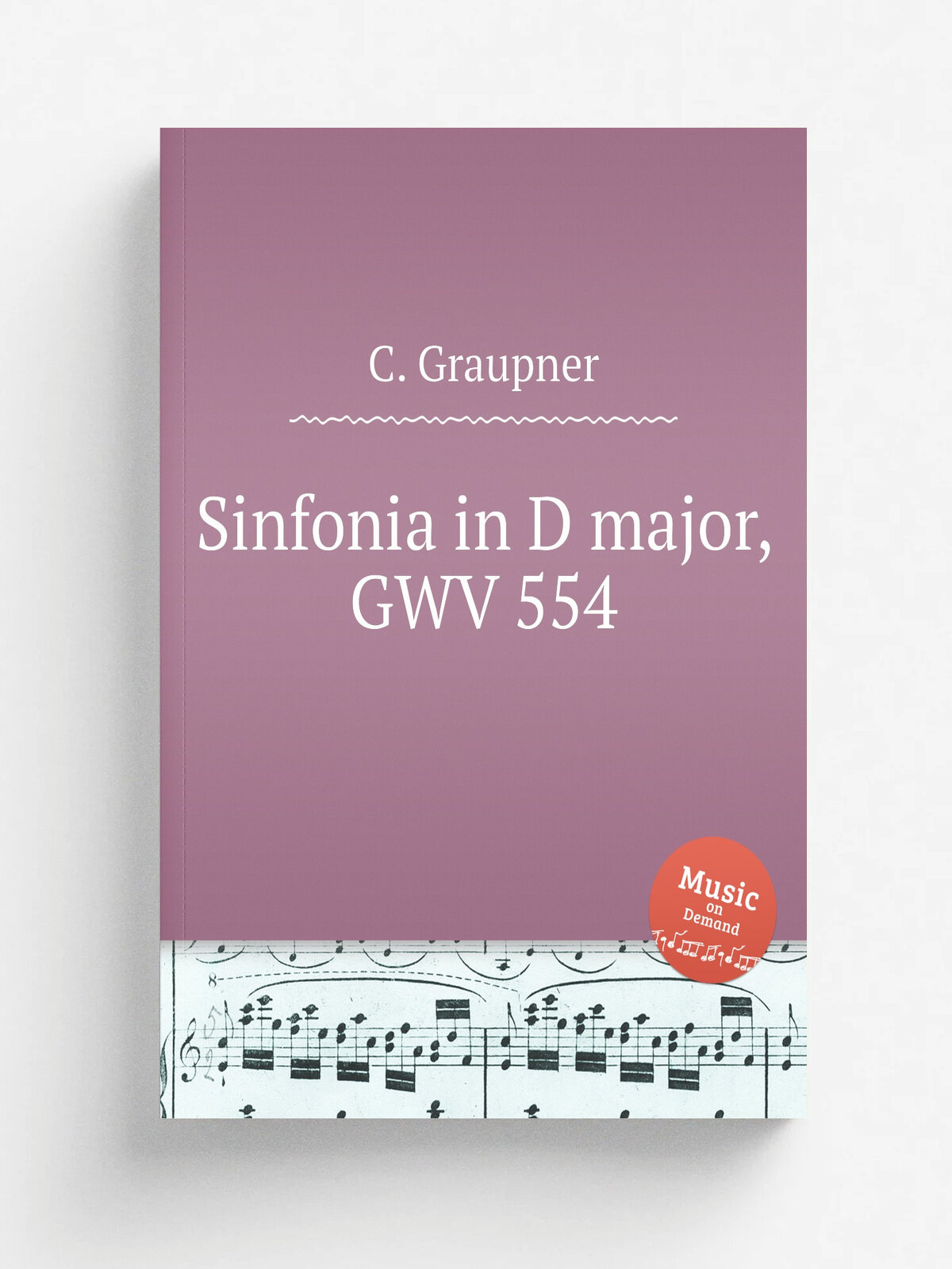 Sinfonia in D major, Gwv 554 | C. Graupner | Репринт