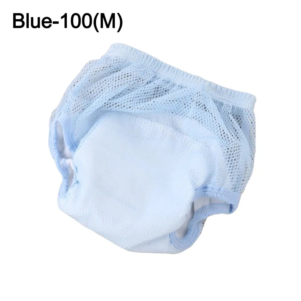 Тренировочные трусики из хлопка для детей 0-3 лет Blue-100-M-