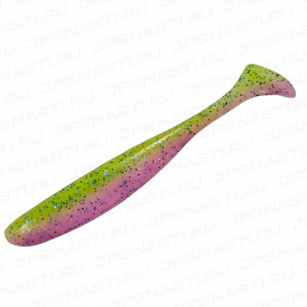 Силиконовые приманки для рыбалки Keitech Easy Shiner, 4 inch, EA#16 Cotton Candy Blue FLK / Японские приманки Кейтеч