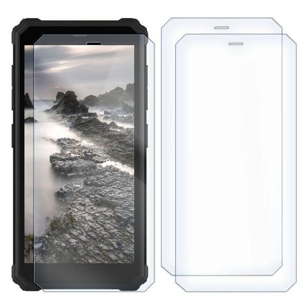 Комплект из 3-x защитных гибридных стекол Krutoff для Oukitel F150 Lite H2022