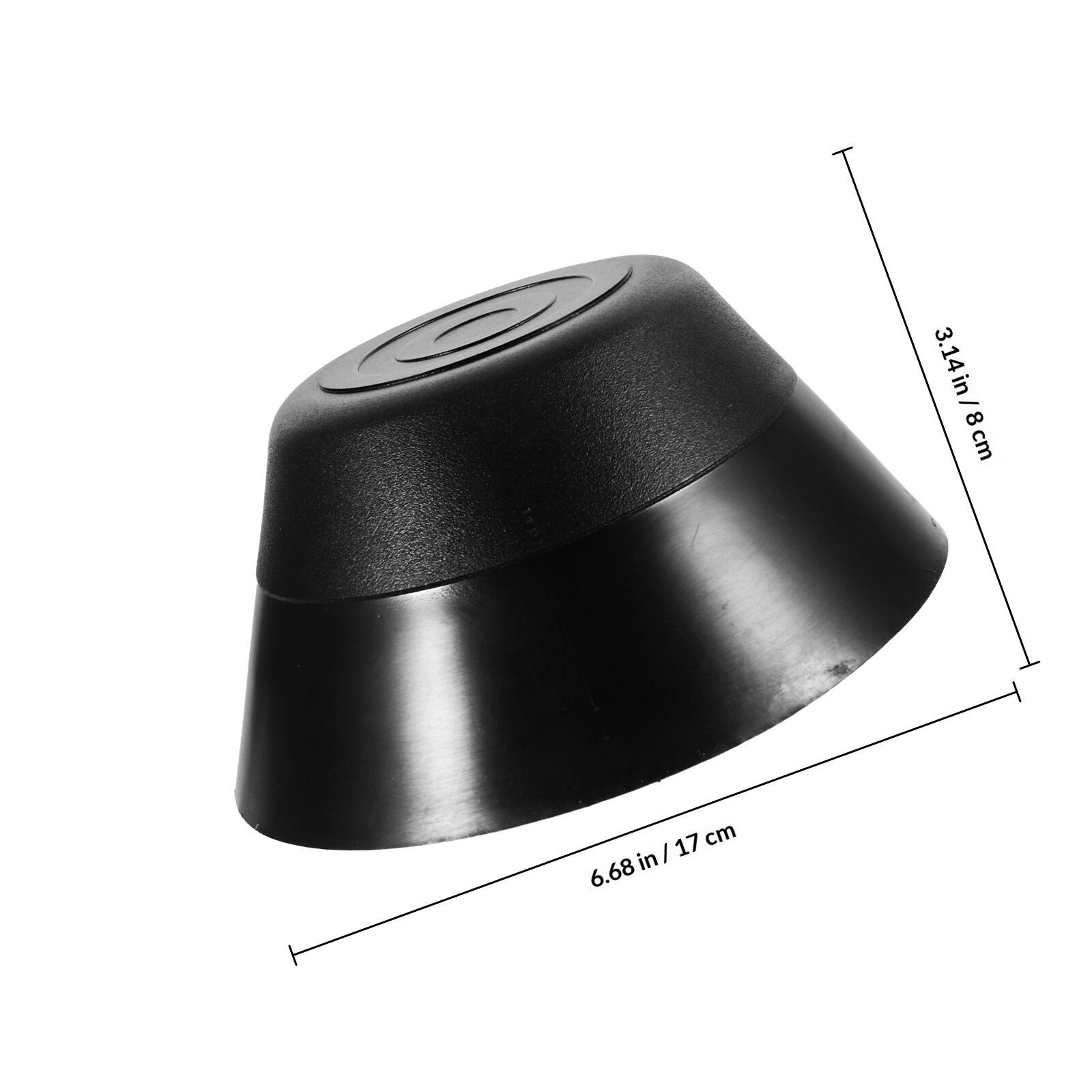 Защита Носа Лодки Из Прочного Пластика Чёрного Цвета 17.00X17.00X8.00Cm