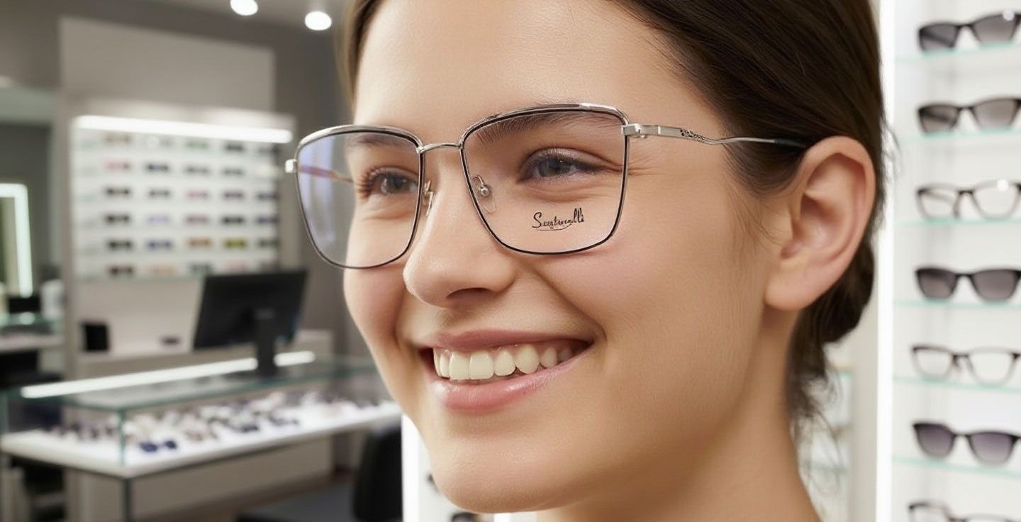 Стильная женская оправа для очков в форме "кошки". металлическая, ободковая