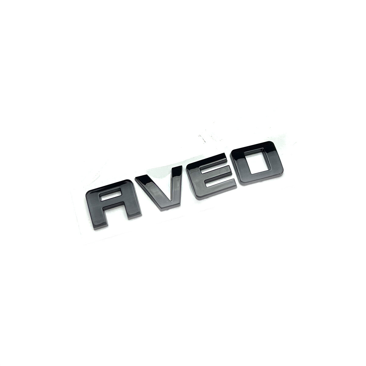 Надпись Aveo (Авео) 110 мм черный