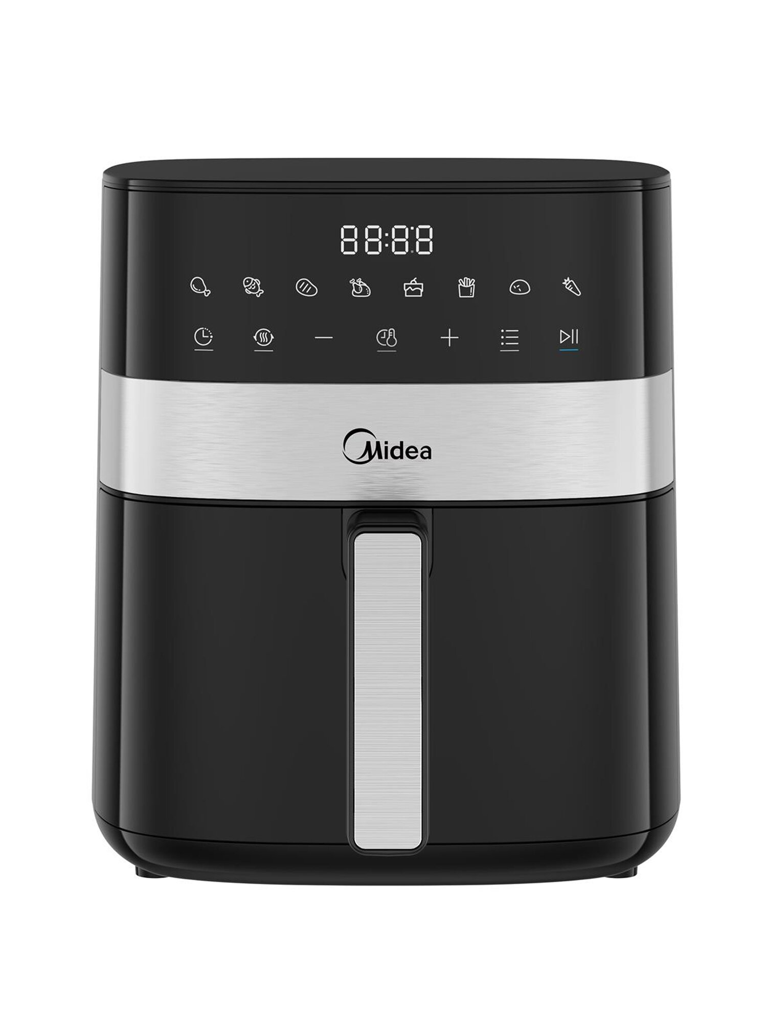 Аэрогриль электрический Midea MAF-CN65E(WB), 9 программ, 6 л, температура 40-200 градусов, таймер, сенсорное управление