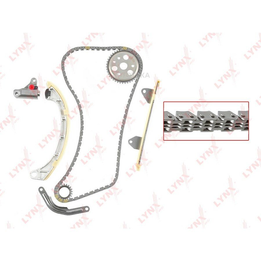 Комплект цепи ГРМ LYNXAUTO TK0068