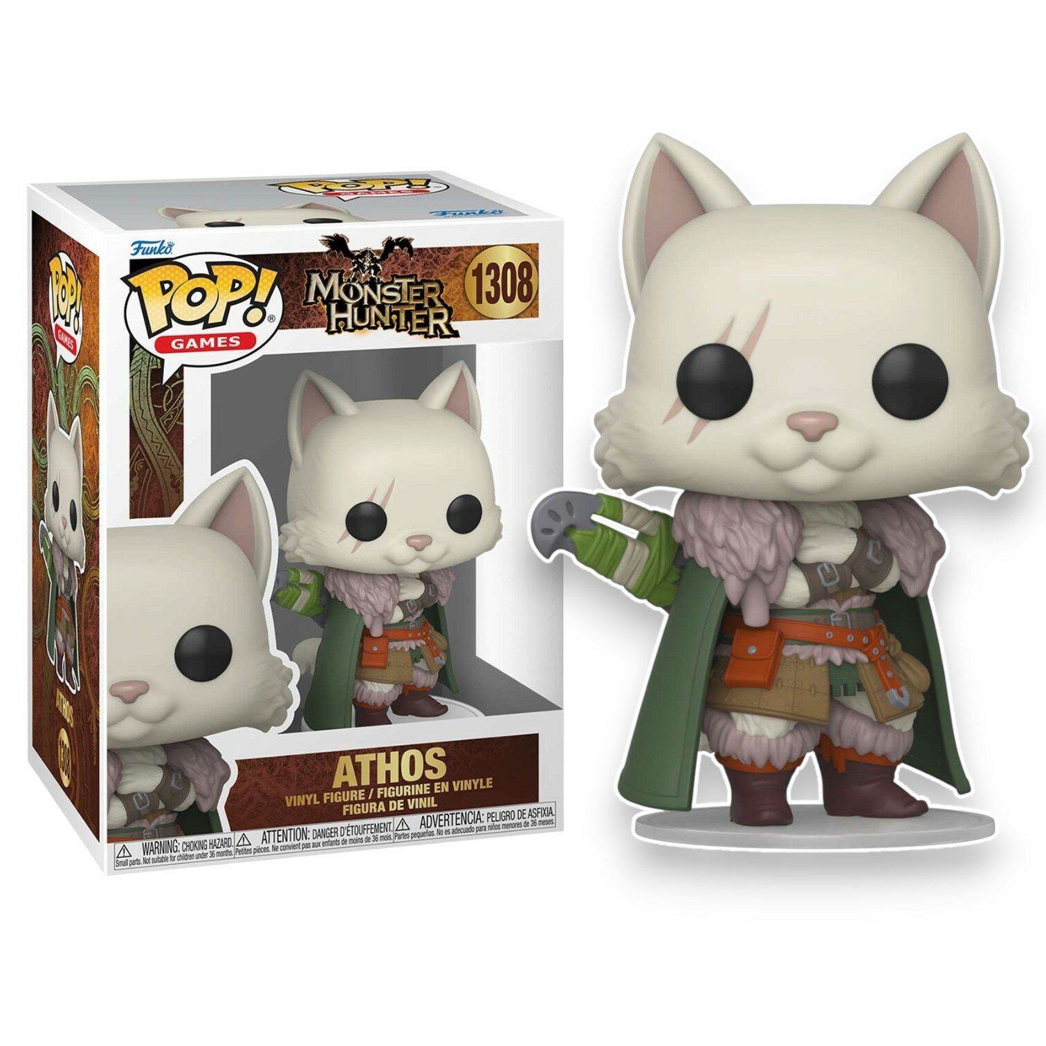 Фигурка Монстер Хантер "Monster Hunter Wilds Athos" от Funko POP! 1308