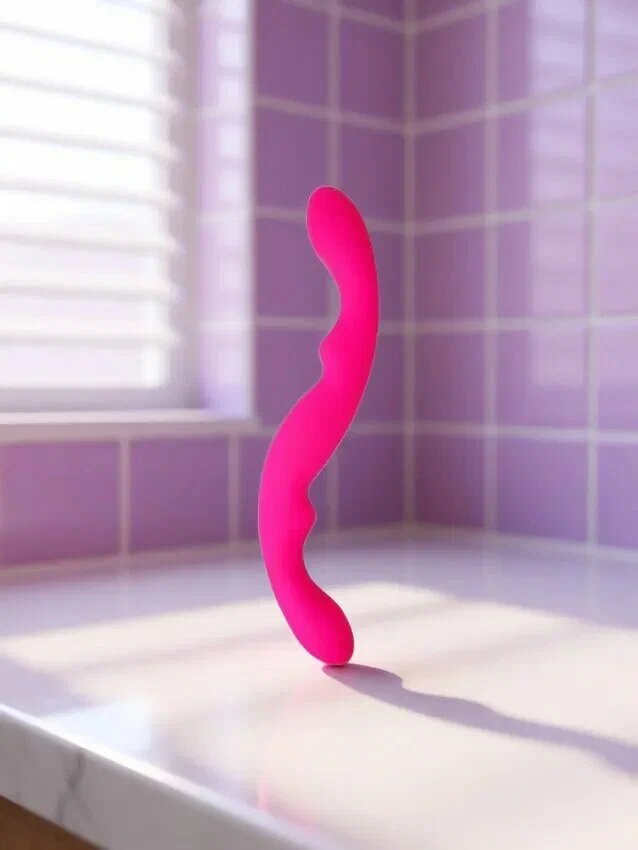 COSMO Фаллоимитатор двусторонний силиконовый Extra Pleasure 27 см (CSM-23018), розовый