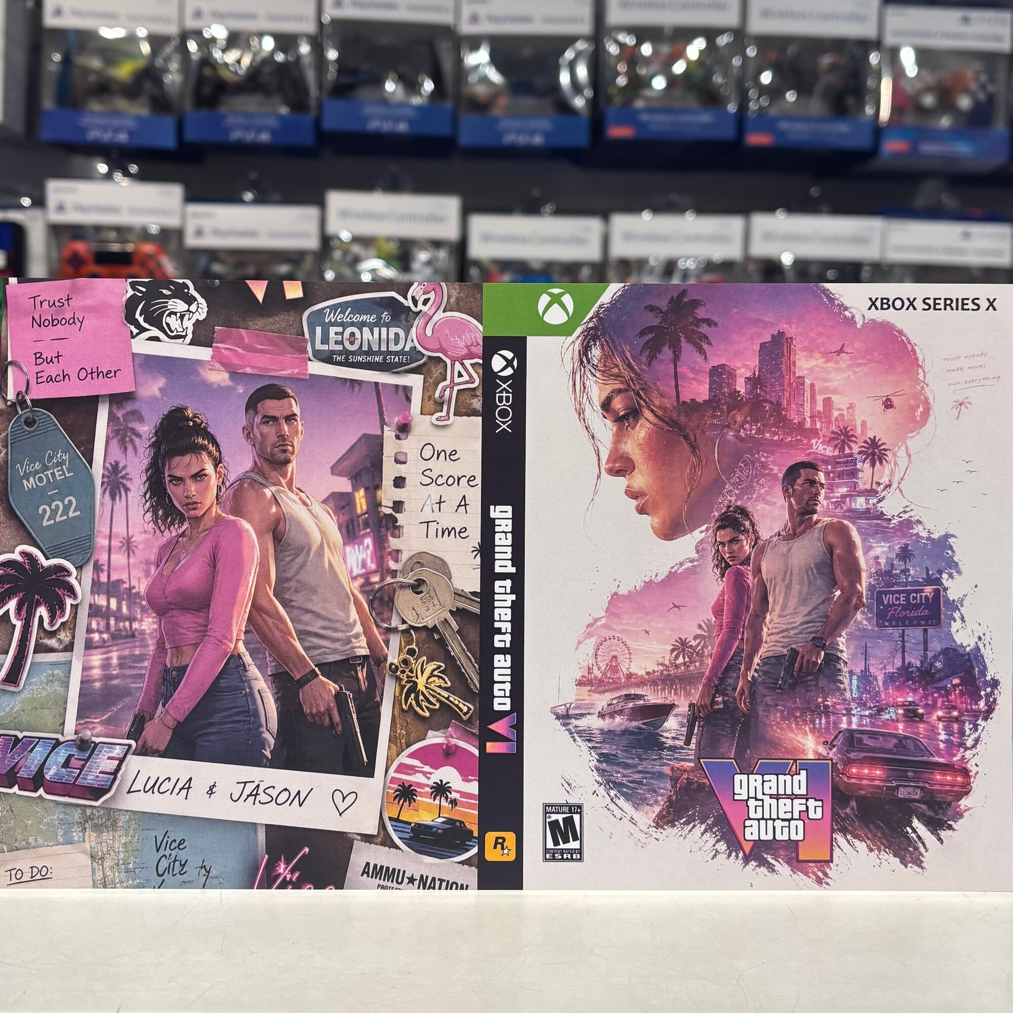 Игра "GTA 6 Xbox Series GTA VI" - Кастомная Обложка Для Диска