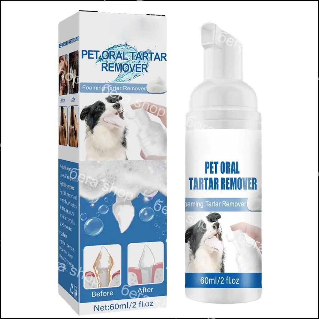 Зубная пена для собак Pet Tartar Control Уменьшает образование зубного налета