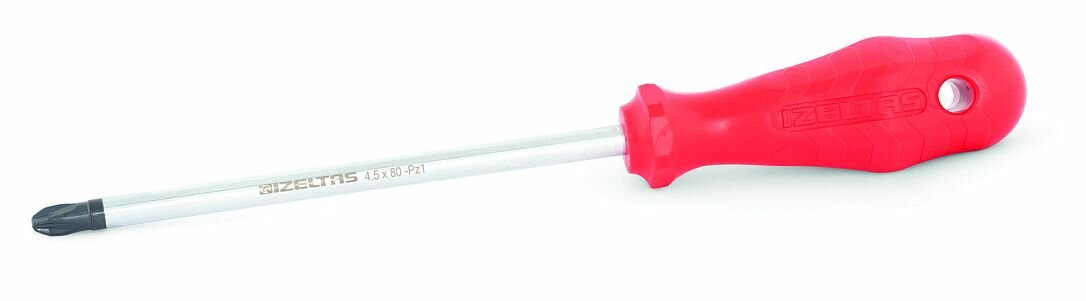 Отвертка opak с крестообразным шлицем (Pozidriv) Pz2 6x100 мм, IZELTAS, 4325186100, 13000001406