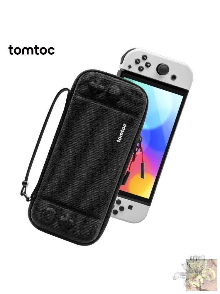 Чехол Tomtoc Slim на Nintendo Switch & OLED / для контроллера Нинтендо Свитч Олэд тонкий противоударный, черный