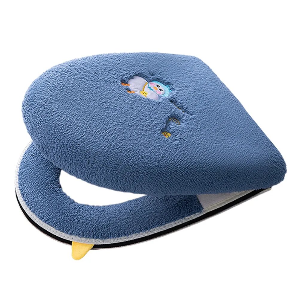 Набор чехлов для сиденья унитаза Flannelette 2 шт. 1-blue