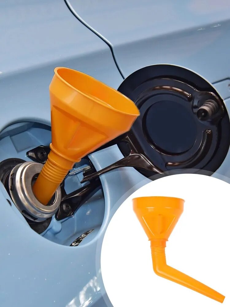 Воронка для бензина, воронка из пожаробезопасного HDPE пластика с антистатическими добавками, герметичная, с гибким носиком и усиленной ручкой, Для авто, дачи, лодки, генератора и хранения топлива