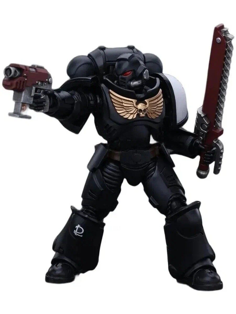 Подвижная фигурка Space Marines Black Templars Outriders Brother Valtus