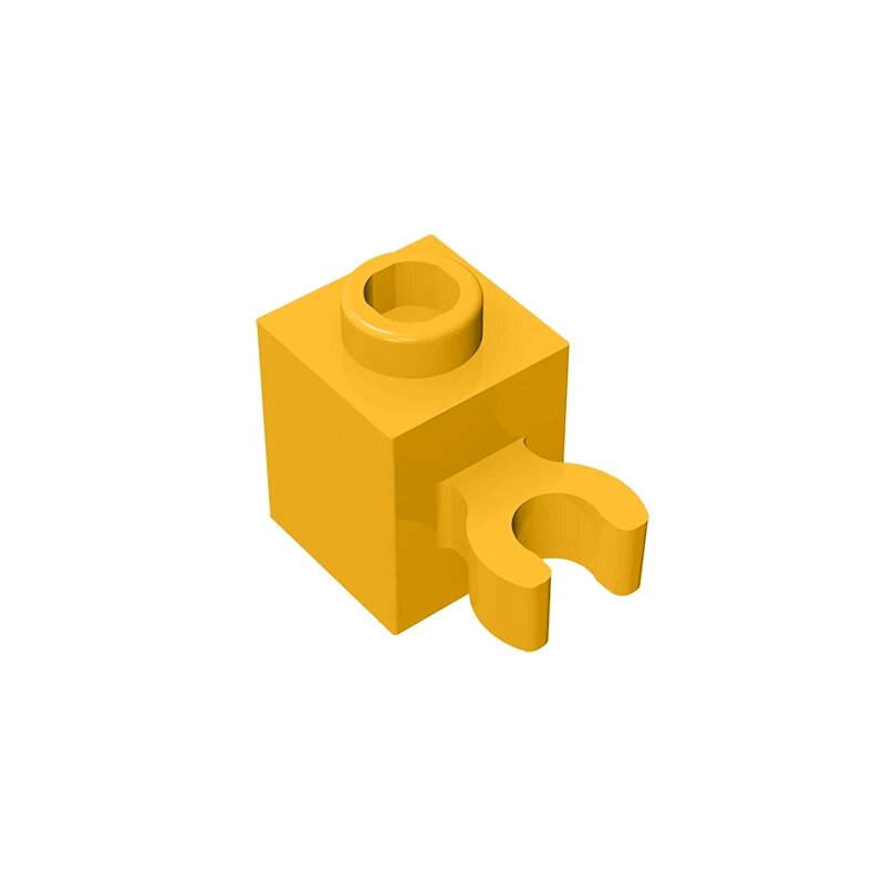 Gobricks пластиковые строительные блоки GDS-647 1X1 для сборки Желтый, 036
