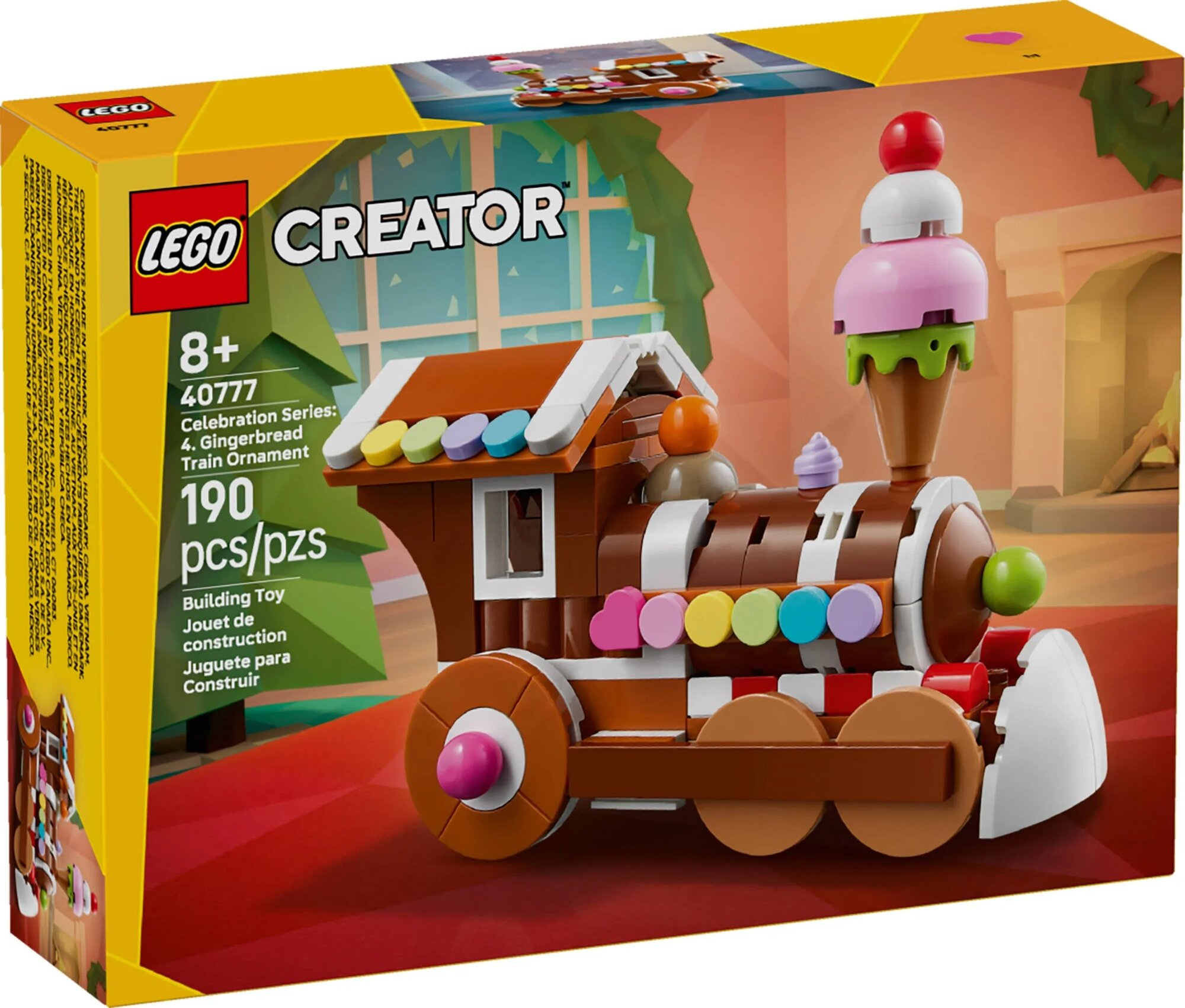 Конструктор Lego Creator 40777 Праздничная серия: Орнамент пряничного поезда
