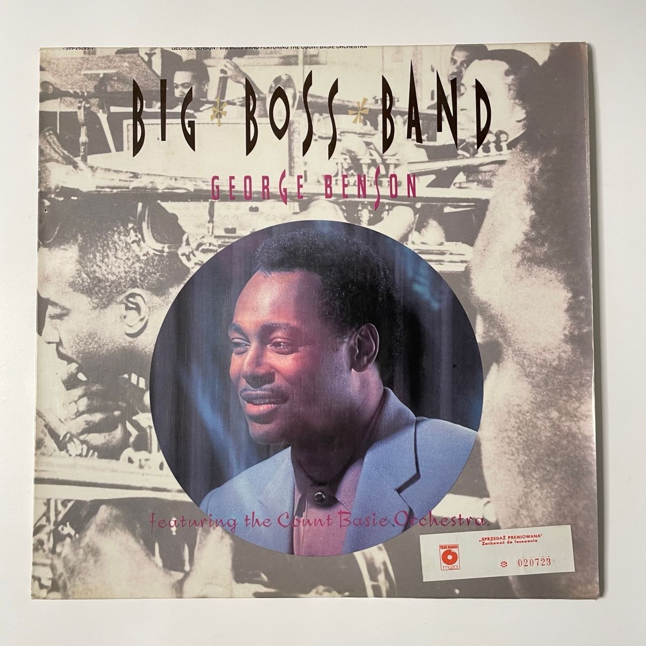 Винтажная виниловая пластинка LP George Benson Featuring The Count Basie Orchestra, Big Boss Band (Польша 1990)