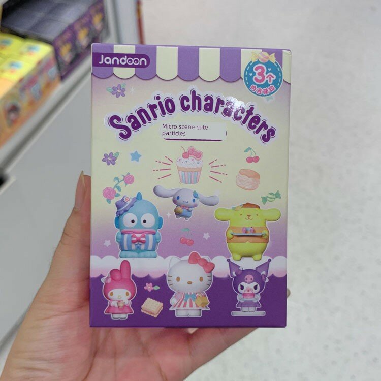 Минисо Sanrio микро-сцена 3D blind box настольные декоративные украшения фигурки коллекция