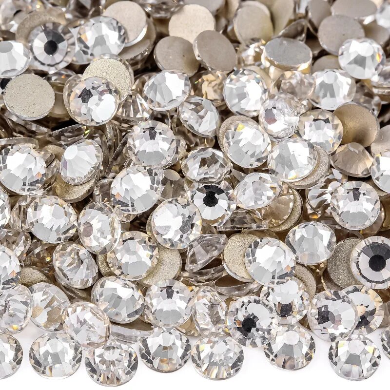 Стразы Blinginbox SS3-SS50 кристалл AB без горячей фиксации